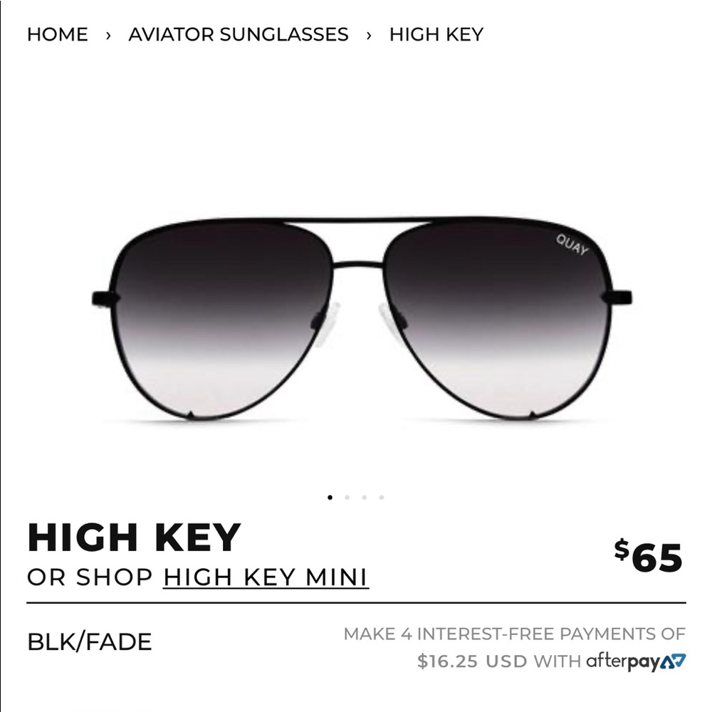 Quay High Key Fade sunglasses